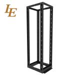 Depth 600 - 1000mm Network Equipment Cabinet With Open Rack Cold Rolled Steel
