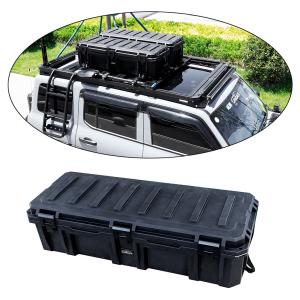 Wholesale 110L Car Roof Rack Top Carrier Storage Box Cargo Case for Wrangler JK 1200*470*325mm from china suppliers