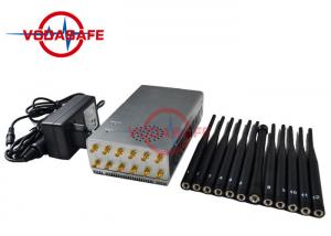 China Lojack XM Radio Mobile Phone Signal Jammer 12 Watt With Rechargeable Lithium Battery on sale