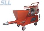 7.5KW Wet Ready Mixed Wall Cement Mortar Spraying Machine 30L / Min Orange Color