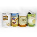 Custom Aluminium Easy Open Lid Paper Composite Cans for Oatmeal Cereal Dried