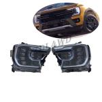 Smoke Black GZDL4WD Headight 4x4 Driving Lights For Ranger T9 XL XLT XLS Upgrade