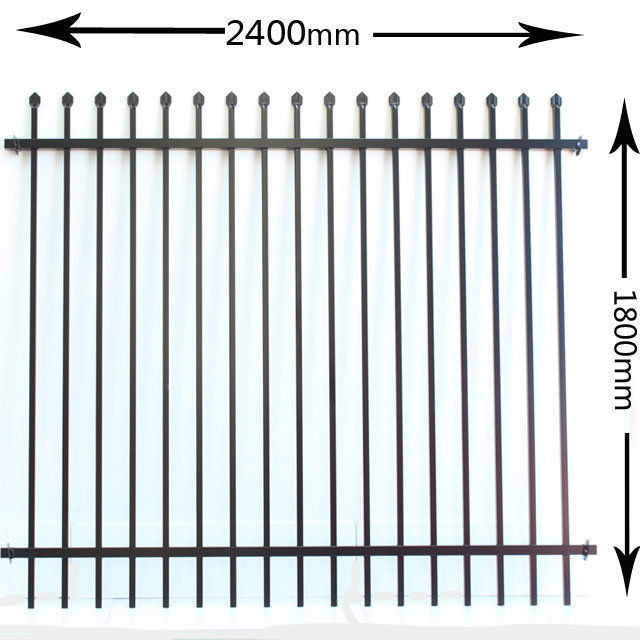 Welded Steel Garrison Fencing Panels