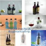 k bottom leakproof reusable wine bottle protector 3 pack bubble travel