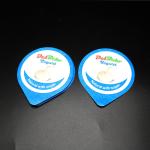Yogurt Leakproof Pre Cut Lids Anti Corrosion ISO9001 Easy Peel Off