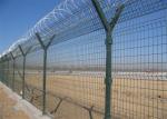 Anti Climb Razor Wire Mesh HDG PVC Coated Airport Perimeter Fence