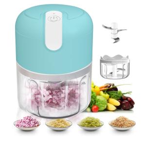 Wholesale Colorful 37W DC Motor Food Processor With Shredding Disc And Stainless Steel Body Design from china suppliers