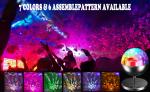 Bluetooth Rotating Party Disco Light Ball Wedding Mini USB