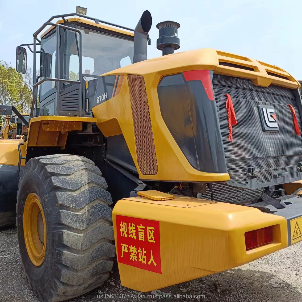Building Material Shops Used LiuGong LG 870H Loader Second-hand Construction Equipment