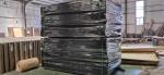 PVC Coated Portable Temporary Metal Fence Panels With Steel Feet 6' X 8' Size