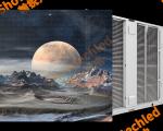 IP65 Transparent LED Video Board 1000mm X 1000×85mm for Outdoor Advertising