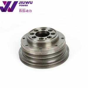 Wholesale ZX470-3 6WG1 HITACHI Excavator Parts Crankshaft Belt Pulley 1-12371444-3 ISUZU Genuine Parts JIUWU POWER from china suppliers