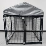 Galvanized or pvc coated Single/Double door folding metal dog cage