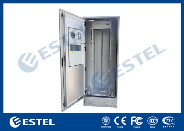 Thermal Insulated 42U Outdoor Telecom Enclosure IP55 DC48V Air Conditioner
