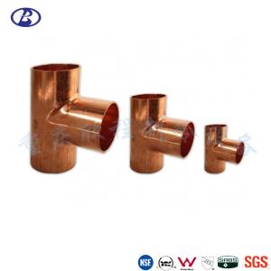 Wholesale Wrought Copper Tee ASTM 1/2 Inch Refrigeration Pipe Fittings from china suppliers