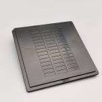 4 Inch ESD Electronic Plastic Shipping Trays PPO Material ROHS Approved