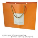 Low Cost Ribbon Handle Gift Carrier Custom Made Design Logo Luxury wholesale