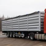 8/12 Tire Number Fence Full Trailer Box Cargo Semi Trailer With Side Wall