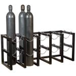 Metal Fab Oxygen Cylinder Rack OSHA 4 Cylinder Gas Bottle Rack