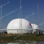 Free Standing Double Membrane Gas Storage Tank Biogas Gas Holder Anti Aging
