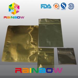 Wholesale Gold Aluminum Foil Anti Static Bag Zipper Pouch Packing For Electronic Products from china suppliers