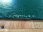 Diamond plastic conveyor belt white / green / blue color , heavy or light weight