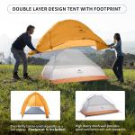 Naturehike Cloud-Up 1 Person Tent Lightweight Backpacking Tent for One Man,