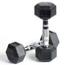 dumbbells hexagonal, 5kg dumbbells hexagonal, hexagonal rubber dumbbells,10kg