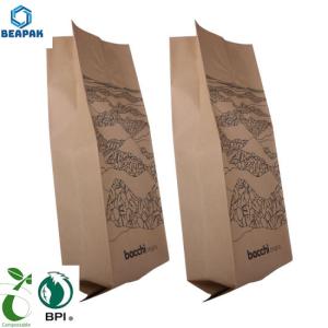 Wholesale Sachet Biodegradable PLA Kraft Stand Up Paper Bags Eco Friendly from china suppliers