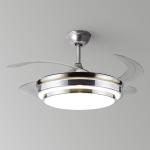 Remote Control LED Bedroom Ceiling Fan Modern Retractable Ceiling Fans With LED
