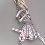 Black Reflective Piping For Clothing Class 2 Polyester T/C Yarn colorful