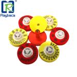 Rfid HDX Animal Pig Ear Tags TPU Material With EM Chips For Swine Livestocks Id