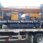 800m Depth Crawler Pneumatic Water Well Drilling Rig With Air Compressor Or Mud