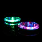 Water Activated Round LED Acrylic Coaster For Table Centerpieces, Weddings,