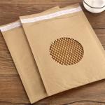 Biodegradable Honeycomb Kraft Paper Mailing Bags Shock Absorbing For Gift