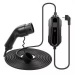 EU Plug EV Car Charger Type 2 6A-16A Portable EVSE Charging Cable 10 Meters