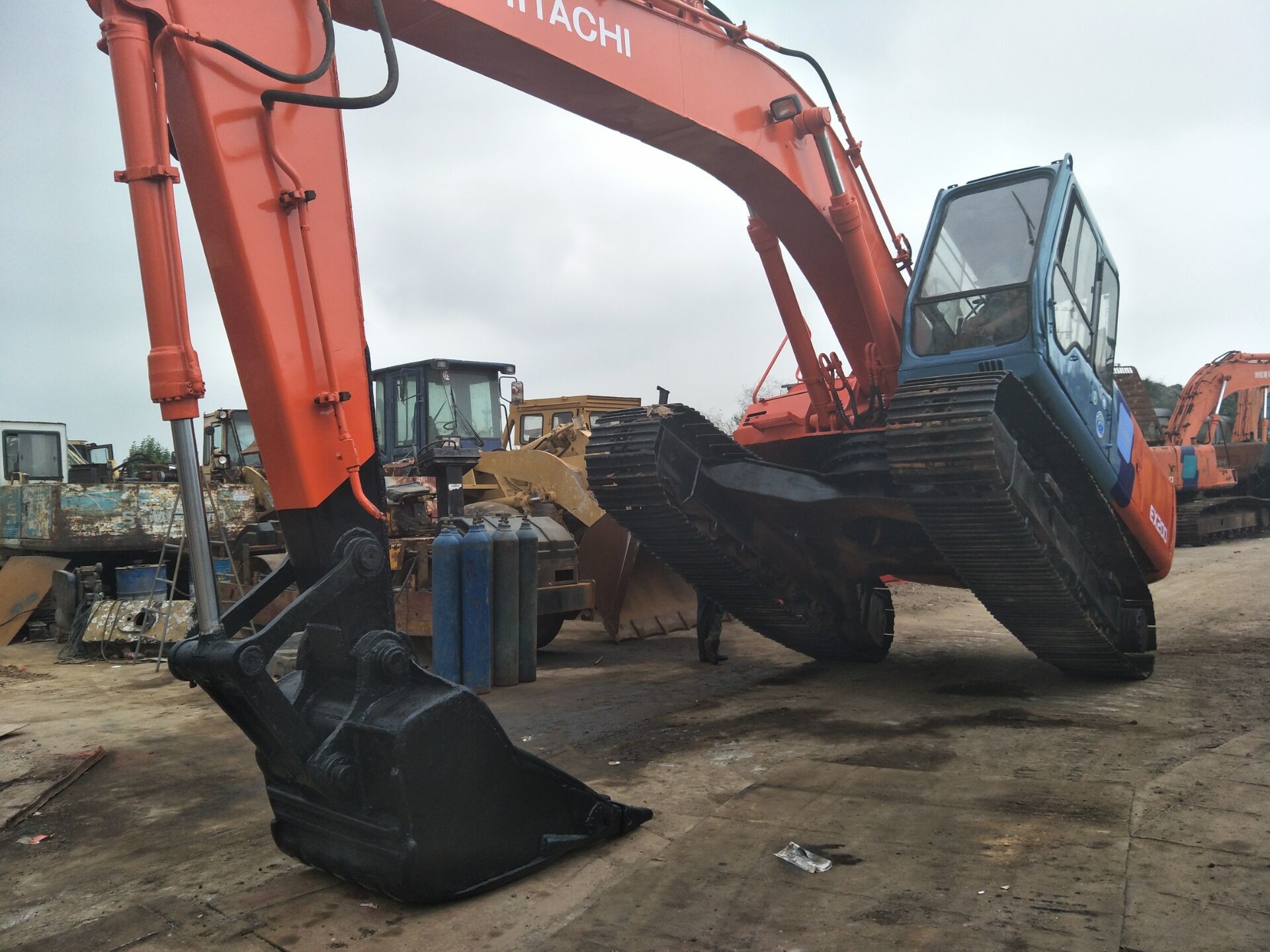 Used Hitachi EX200 ZX200 EX100 EX60 Japanese Hydraulic Track Crawler Digger Excavator