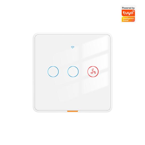Tuya Fan switch Timer Control Voice No Neutral Wire Required Wall Smart WiFi