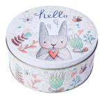 Customized CMYK Round Gift Tin Cans For Cookies