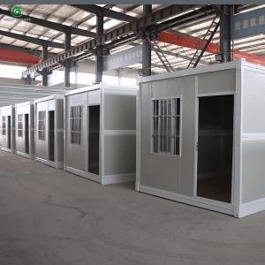 China Circuit Protector Prefab Folding Container House Site Office Building Stackable on sale