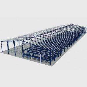 Wholesale Galvanized / Painted Q235 Q345 Steel Frame Warehouse Construction Workshop from china suppliers
