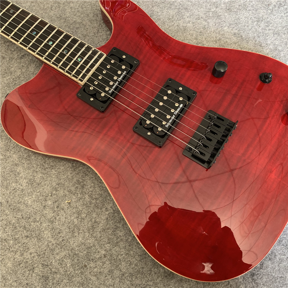 High Quality wine red TELE electric guitar Boutique accessories dedicated to the bands free shipping
