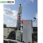 15m mobile telescoping mast 350kg payloads for COW (Cell On Wheels) Telecom