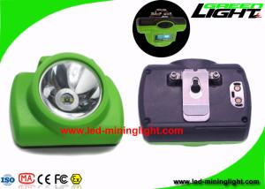 China 13000 Lux Safety Miners Cordless Cap Lamp Oled Screen SOS With USB / Cradle Charger  on sale