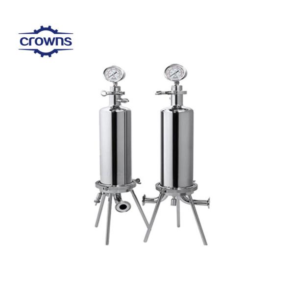 Mirror Polished Multi Cartridge Filter Housing with Max. Temperature of 200°F /
