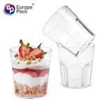 Clear Plastic tumbler Drinkware reusable 11OZ plastic wine cup