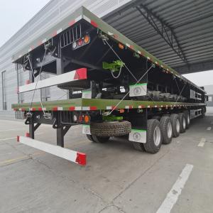 Wholesale Heavy Duty 40FT Flatbed/Plateform Cargo/Container Chassis Truck Semi Trailer With Twist Lock from china suppliers