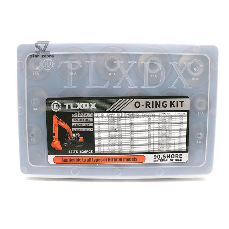 Industrial Rubber Oring Kit Security Protect Seals Item for Excavator in Hot Demand