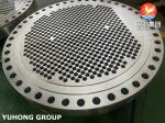 ASTM A182 Stainless Steel Baffle And Tubesheet For Heat Exchanger