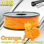 Orange 3D Printing Materials 1.75mm ABS 3D Printer Filament In Roll